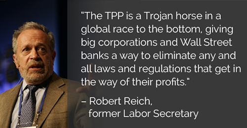Robert Reich, TPP Disaster Robert Reich, TPP Disaster